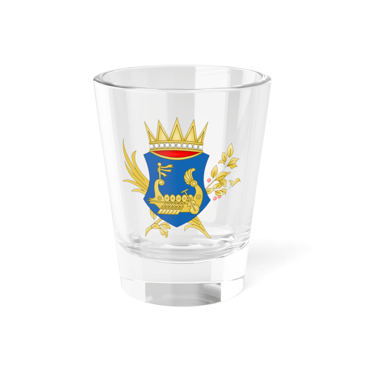 CoA of Kingdom of Illyria (Slovenia) (Coat of Arms) Shot Glass 1.5oz