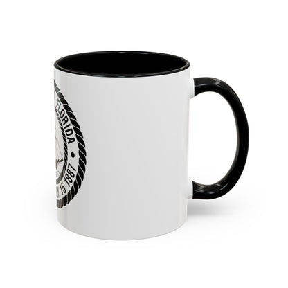 Seal of Tampa Florida - Accent Coffee Mug