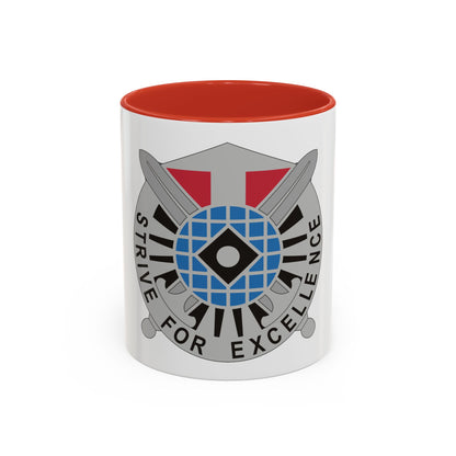 527 Military Intelligence Battalion (U.S. Army) Accent Coffee Mug