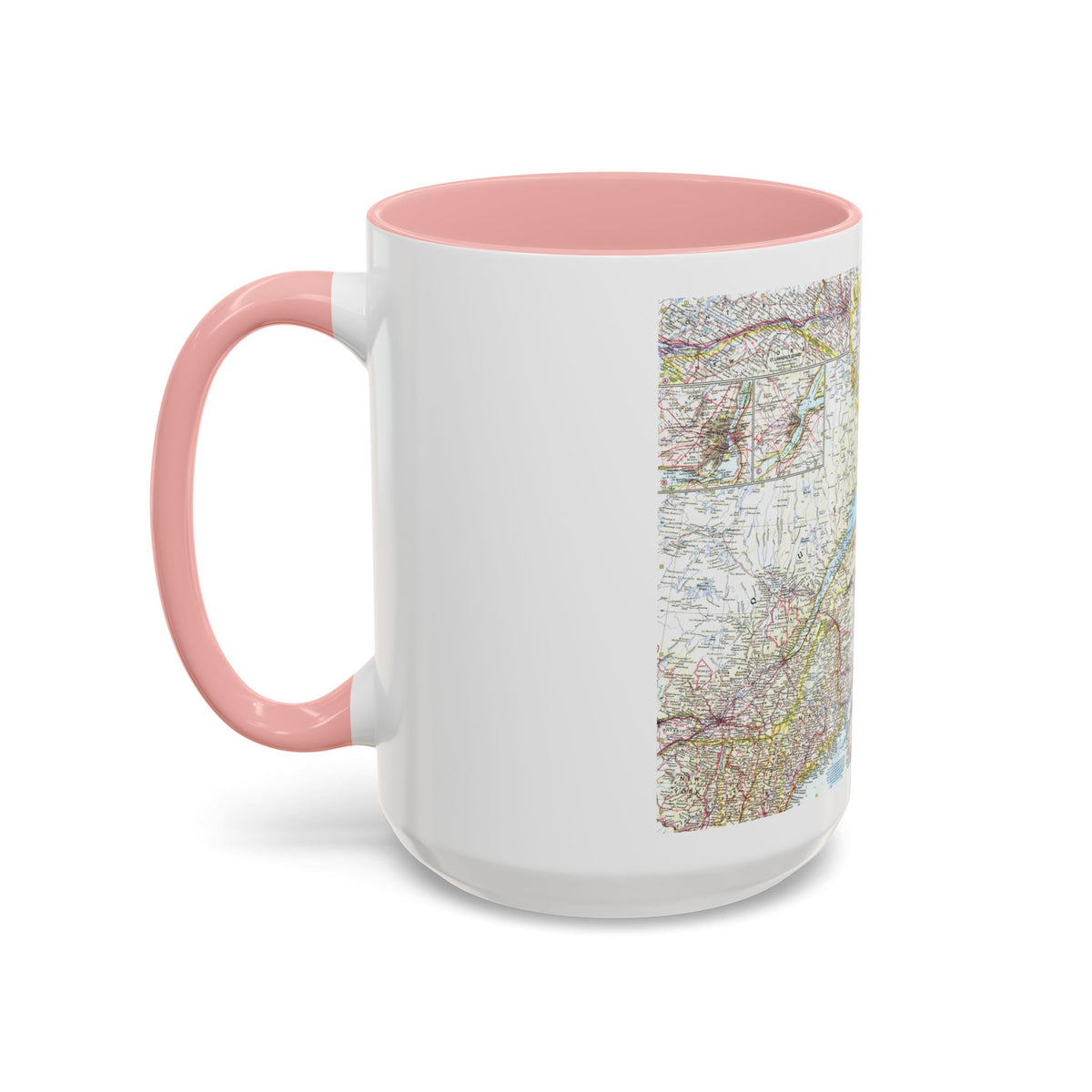 Canada - Eastern (1967) (Map) Accent Coffee Mug