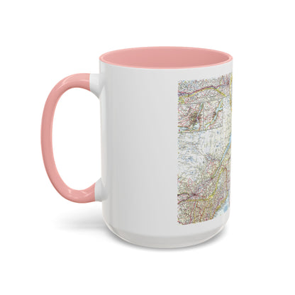Canada - Eastern (1967) (Map) Accent Coffee Mug
