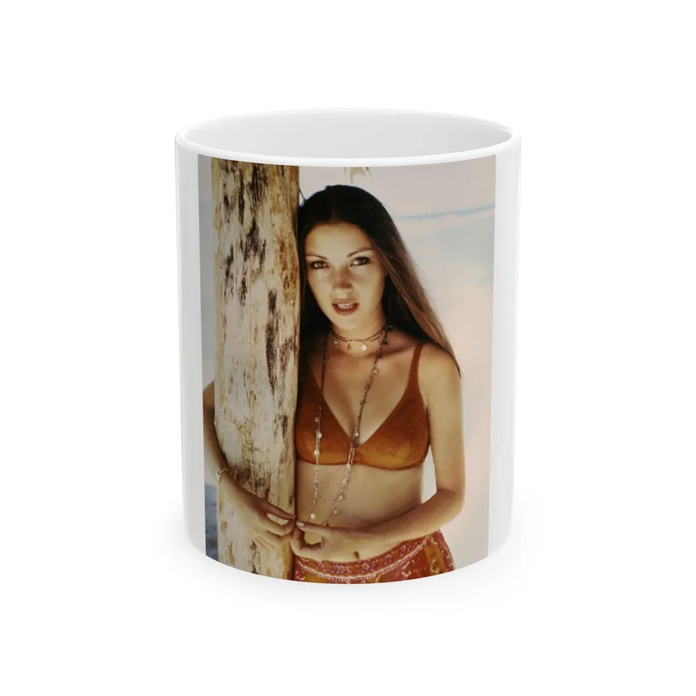 Jane Seymour #76 (Vintage Female Icon) White Coffee Mug-11oz-Go Mug Yourself