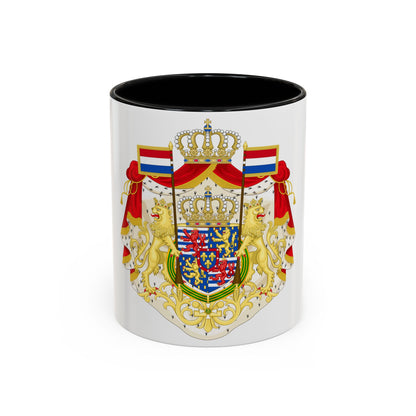 Greater coat of arms of the Grand Duke of Luxembourg (2000) - Accent Coffee Mug