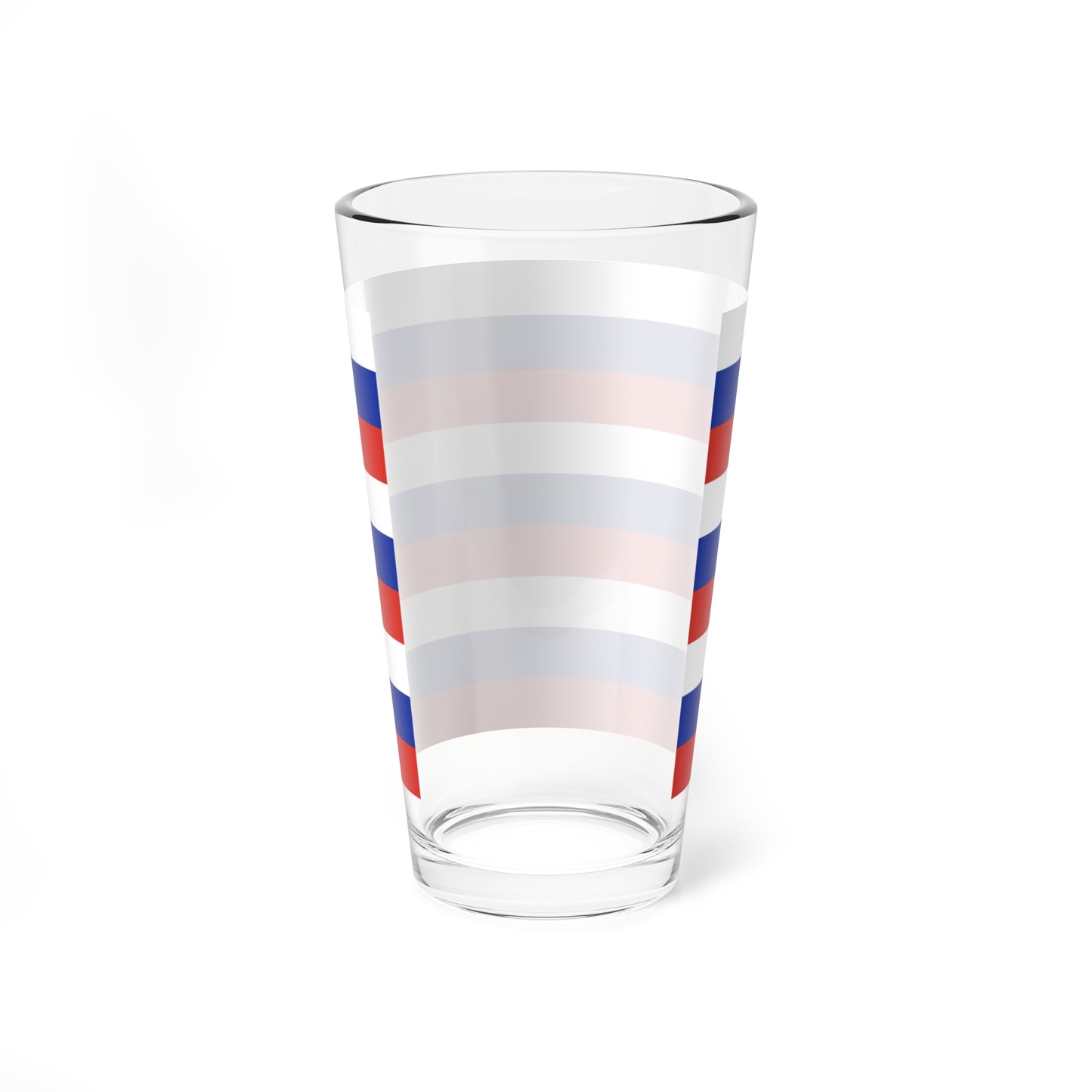 Flag of Russia 9 Stripes (Russia) Pint Glass 16oz