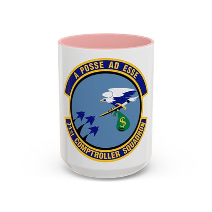 71st Comptroller Squadron (U.S. Air Force) Accent Coffee Mug