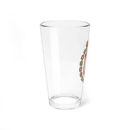 Lesser arms of the Head of the House of Karadjordjevic (Serbia) (Coat of Arms) Pint Glass 16oz
