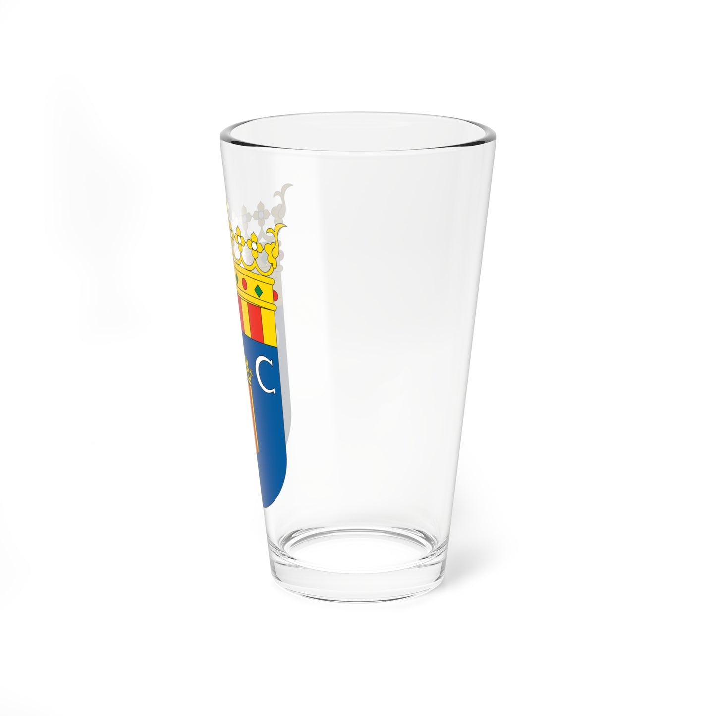Escudo de la Comunidad de Calatayud (Spain) (Coat of Arms) Pint Glass 16oz