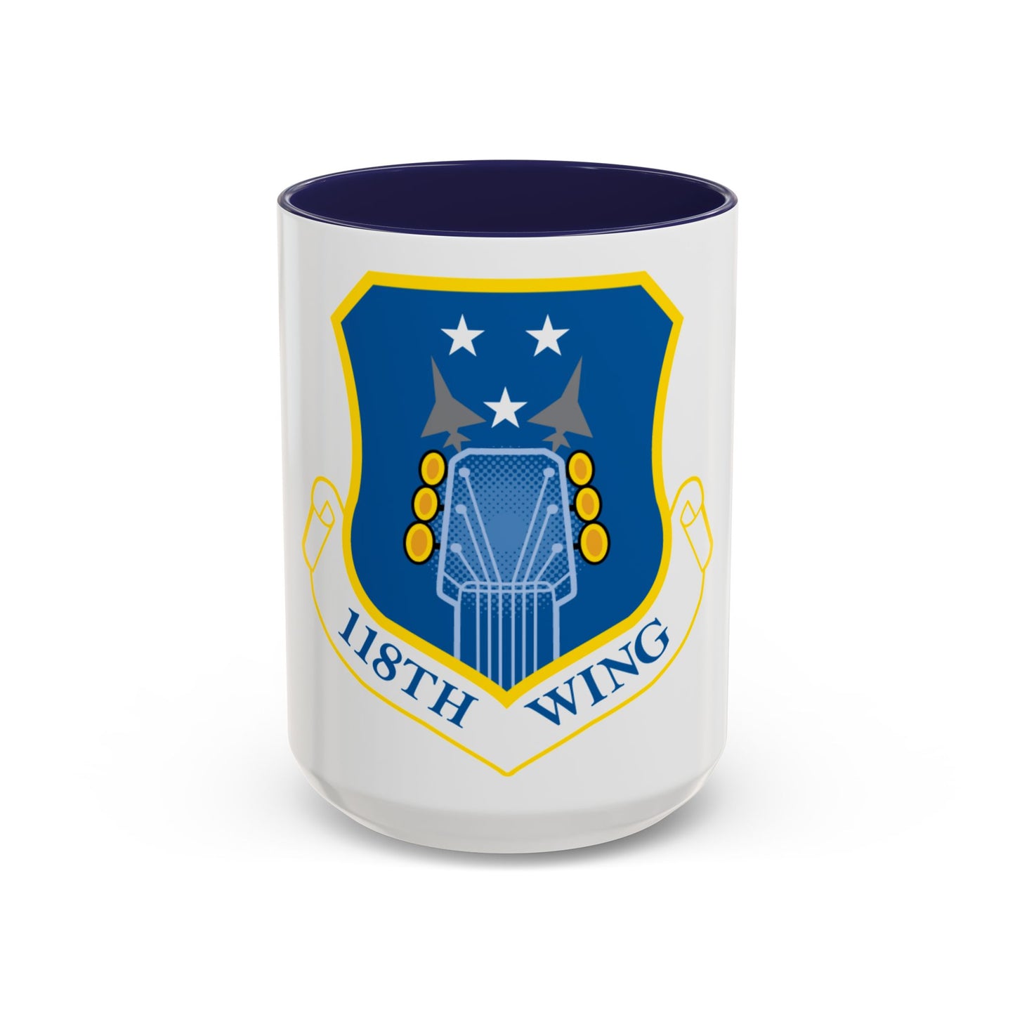 118th Wing ANG (U.S. Air Force) Accent Coffee Mug