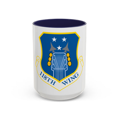 118th Wing ANG (U.S. Air Force) Accent Coffee Mug