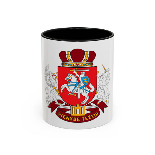 Coat of arms of the Seimas of Lithuania - Accent Coffee Mug