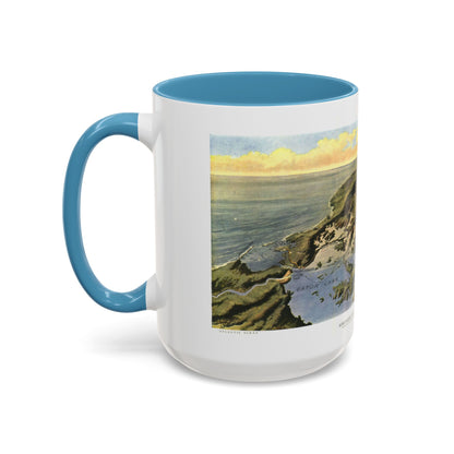 Central America - Panama Canal (1912) (Map) Accent Coffee Mug