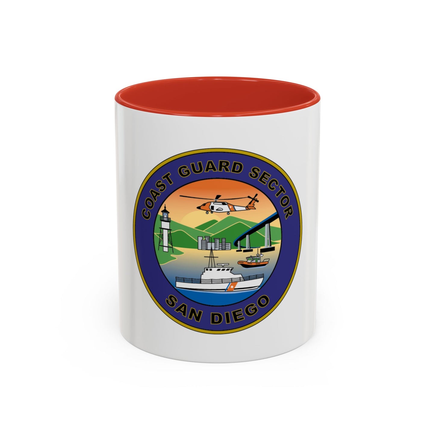 USCG Sector San Diego NEW 07 (U.S. Coast Guard) Accent Coffee Mug