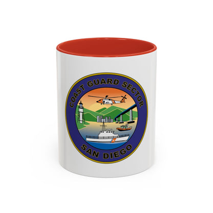 USCG Sector San Diego NEW 07 (U.S. Coast Guard) Accent Coffee Mug
