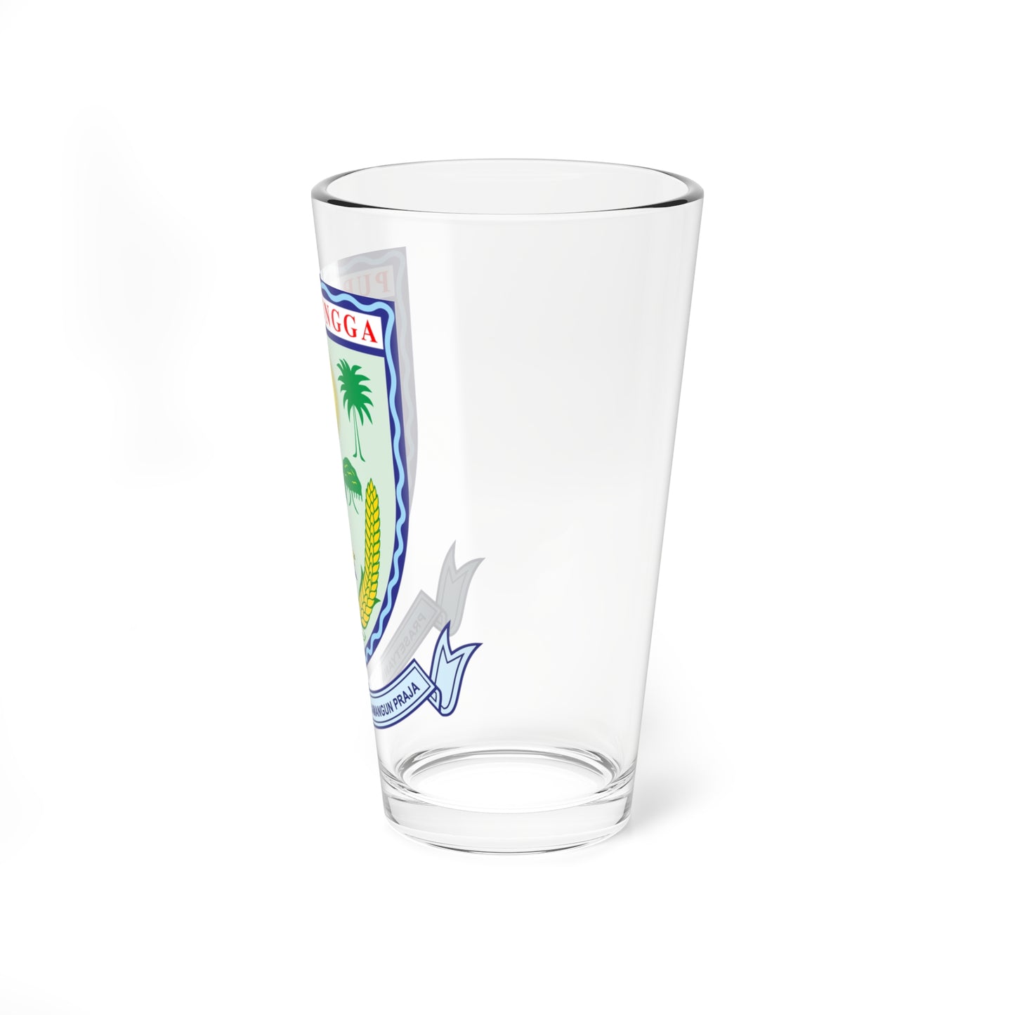 Seal of Purbalingga Regency (Indonesia) (Coat of Arms) Pint Glass 16oz
