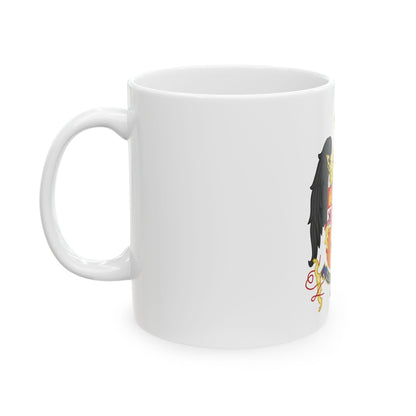 Coat of Arms of Queen Isabella of Castile (1492-1504) - White Coffee Mug