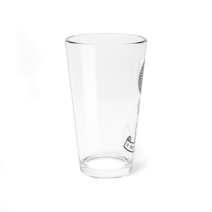 Emblem of the Supreme Court of India (India) (Coat of Arms) Pint Glass 16oz