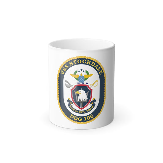 USS Stockdale COA (U.S. Navy) Color Changing Mug 11oz
