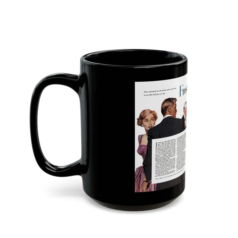 Frost in Heaven (1), The American Magazine, January 1953 - Black Coffee Mug-Go Mug Yourself