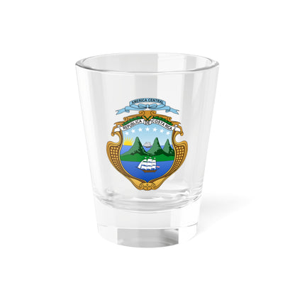 Coat of arms of Costa Rica (1964-1998) - Shot Glass 1.5oz