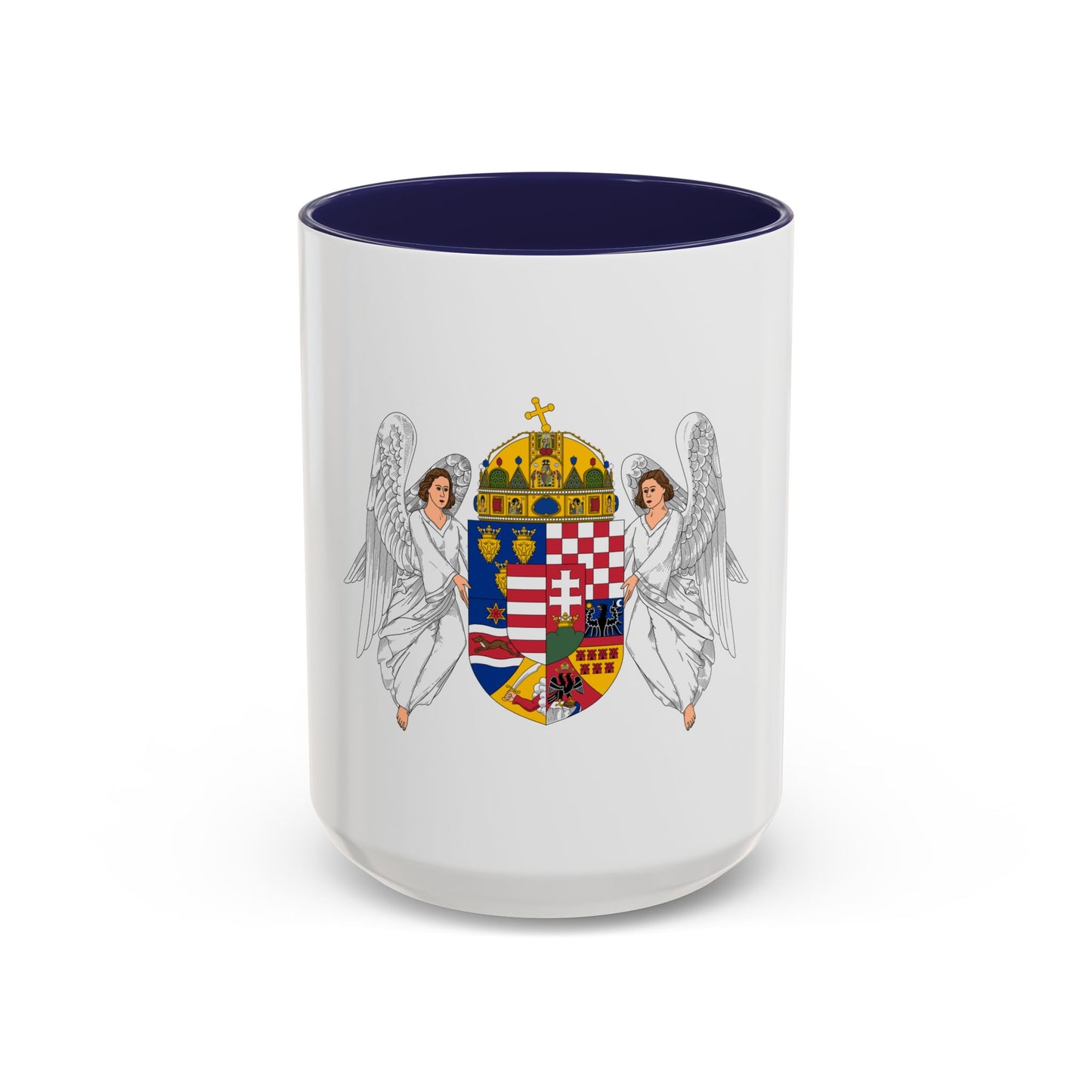 Coat of arms of the Lands of the Holy Hungarian Crown (1915-1918, 1919-1946) - Accent Coffee Mug
