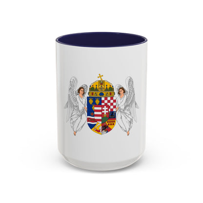 Coat of arms of the Lands of the Holy Hungarian Crown (1915-1918, 1919-1946) - Accent Coffee Mug