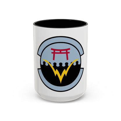 374 Communications Squadron PACAF (U.S. Air Force) Accent Coffee Mug