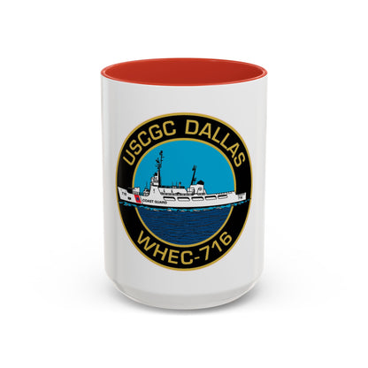 USCGC Dallas WHEC 716 2 (U.S. Coast Guard) Accent Coffee Mug