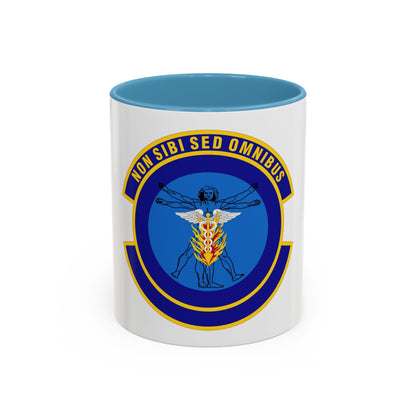 97 Operational Medical Readiness Squadron AETC (U.S. Air Force) Accent Coffee Mug