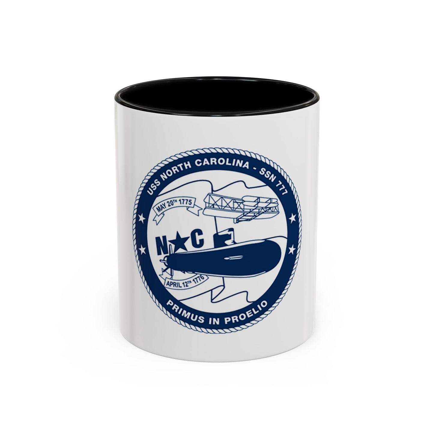 USS North Carolina SSN 777 (U.S. Coast Guard) Accent Coffee Mug
