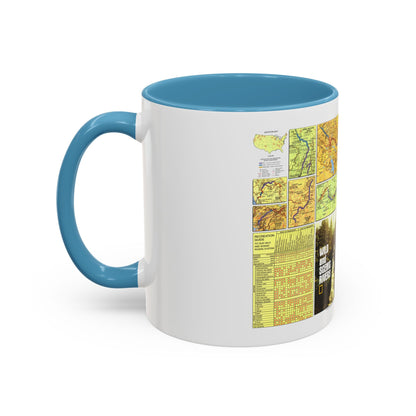 USA - Wild and Scenic Rivers 2 (1977) (Map) Accent Coffee Mug