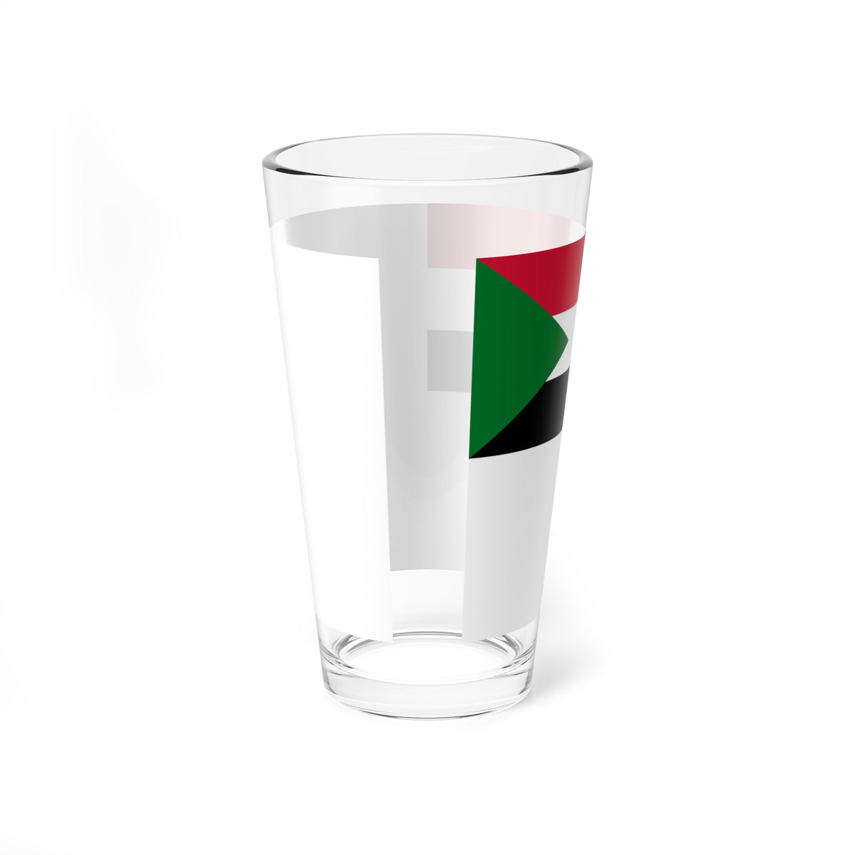 Naval Ensign of Sudan (Sudan) Pint Glass 16oz