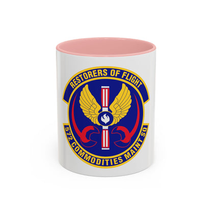 572d Commodities Maintenance Squadron (U.S. Air Force) Accent Coffee Mug