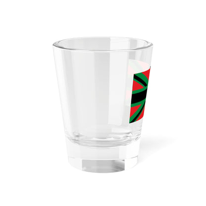 Union Black 3x5 (United Kingdom) Shot Glass 1.5oz
