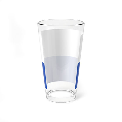 Flag of Valdaysky rayon Novgorod oblast 1996 (Russia) Pint Glass 16oz