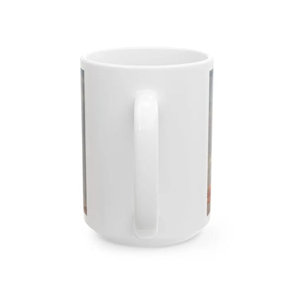 Julie Ege #94 - See through wet top 1 (Vintage Female Icon) White Coffee Mug-Go Mug Yourself