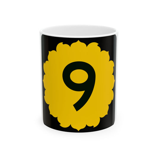 K-9 (Kansas) (Road Sign) White Coffee Mug