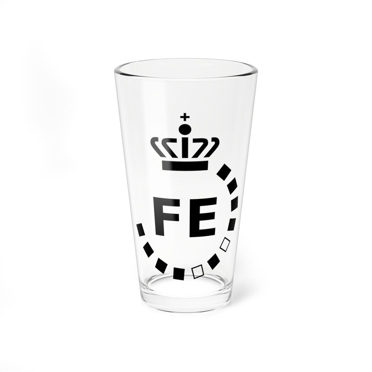 Logo of Danish Defence Intelligence Service (Denmark) (Coat of Arms) Pint Glass 16oz