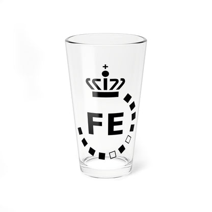 Logo of Danish Defence Intelligence Service (Denmark) (Coat of Arms) Pint Glass 16oz