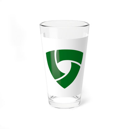 Flag of Niimi Okayama (Japan) Pint Glass 16oz