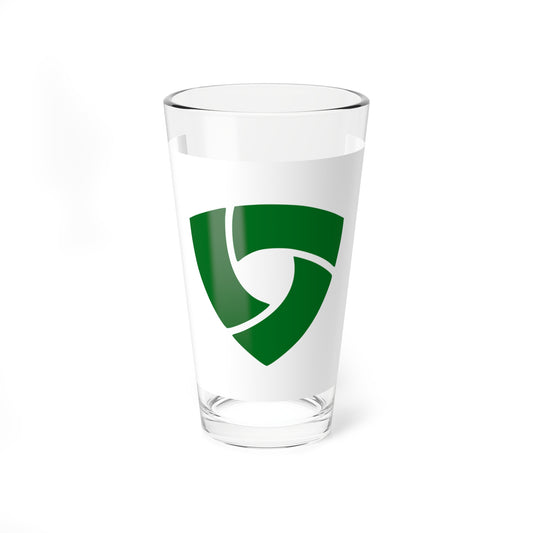 Flag of Niimi Okayama (Japan) Pint Glass 16oz