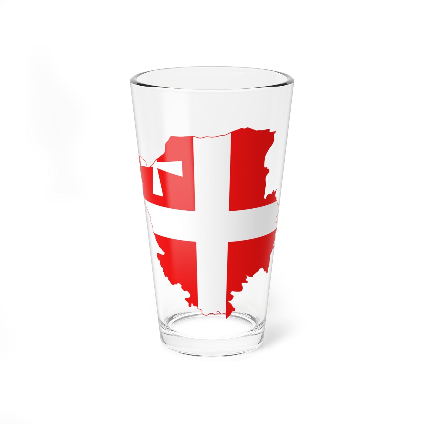 Flag-map of Volyn Oblast (Ukraine) Pint Glass 16oz