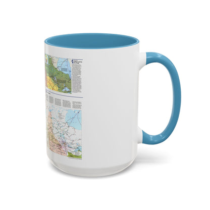 Canada - Prairie Provinces 2 (1995) (Map) Accent Coffee Mug