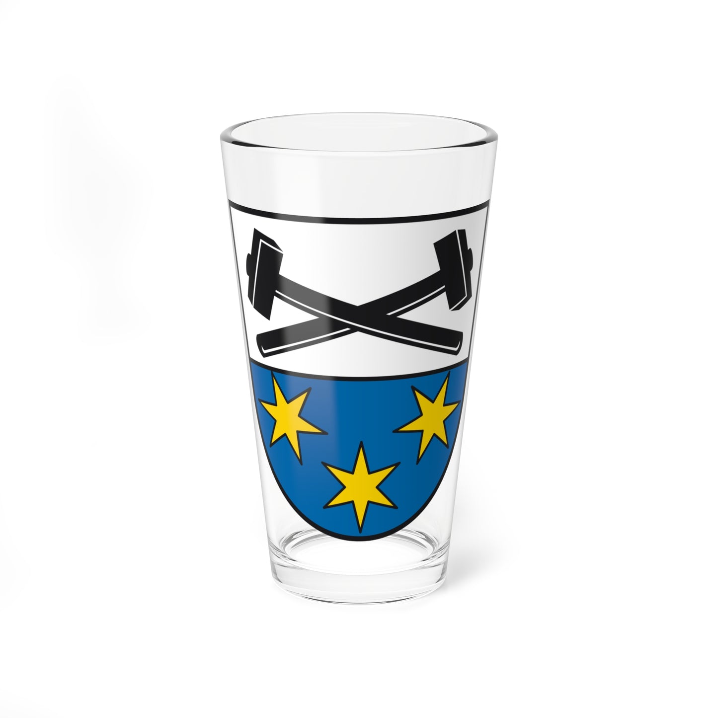 DEU Bergen Chiemgau COA (Germany) (Coat of Arms) Pint Glass 16oz
