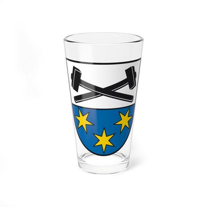 DEU Bergen Chiemgau COA (Germany) (Coat of Arms) Pint Glass 16oz