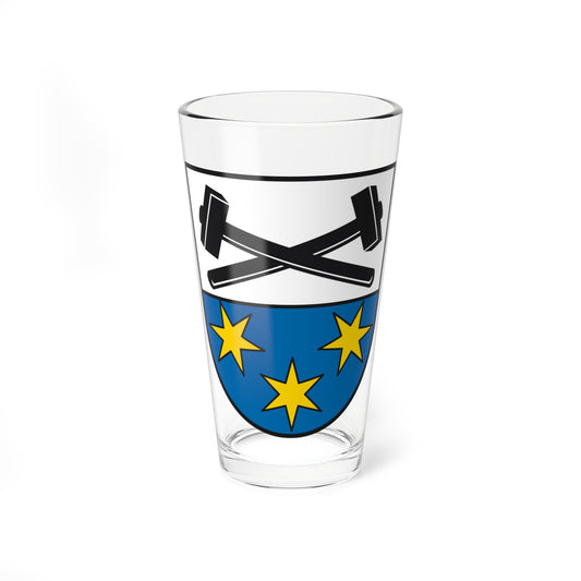 DEU Bergen Chiemgau COA (Germany) (Coat of Arms) Pint Glass 16oz