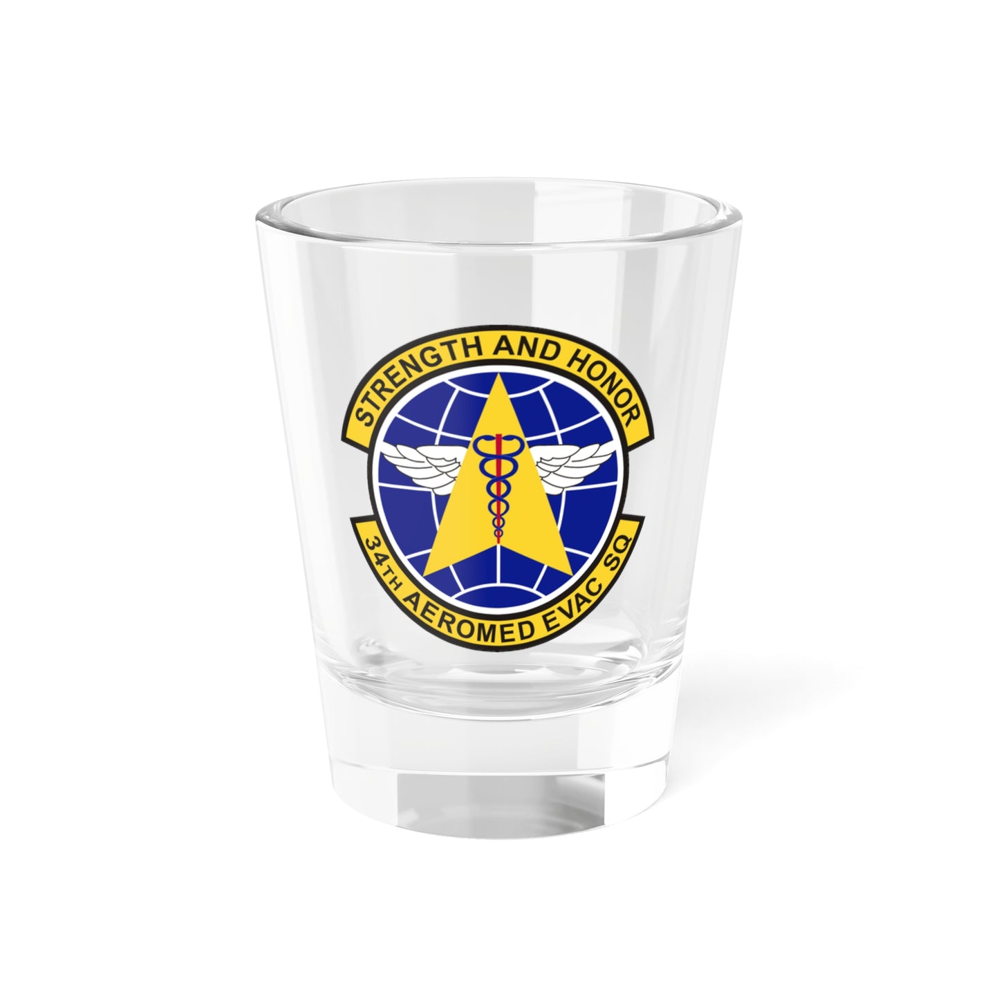 Verre à liqueur 34e escadron d'évacuation aéromédicale (US Air Force) 1,5 oz