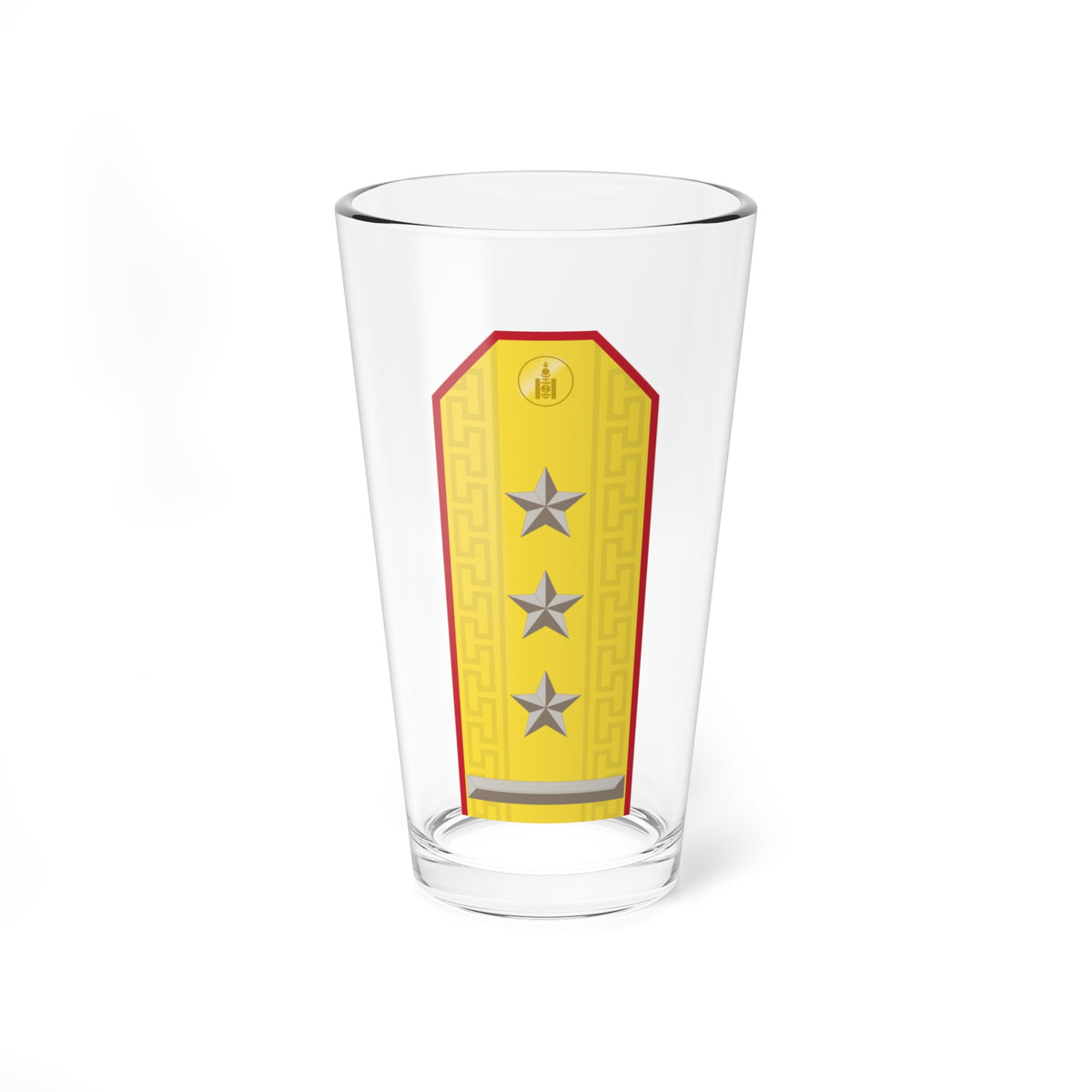 Mongolian Armed Forces   Colonel (Mongolia) (Military Rank) Pint Glass 16oz