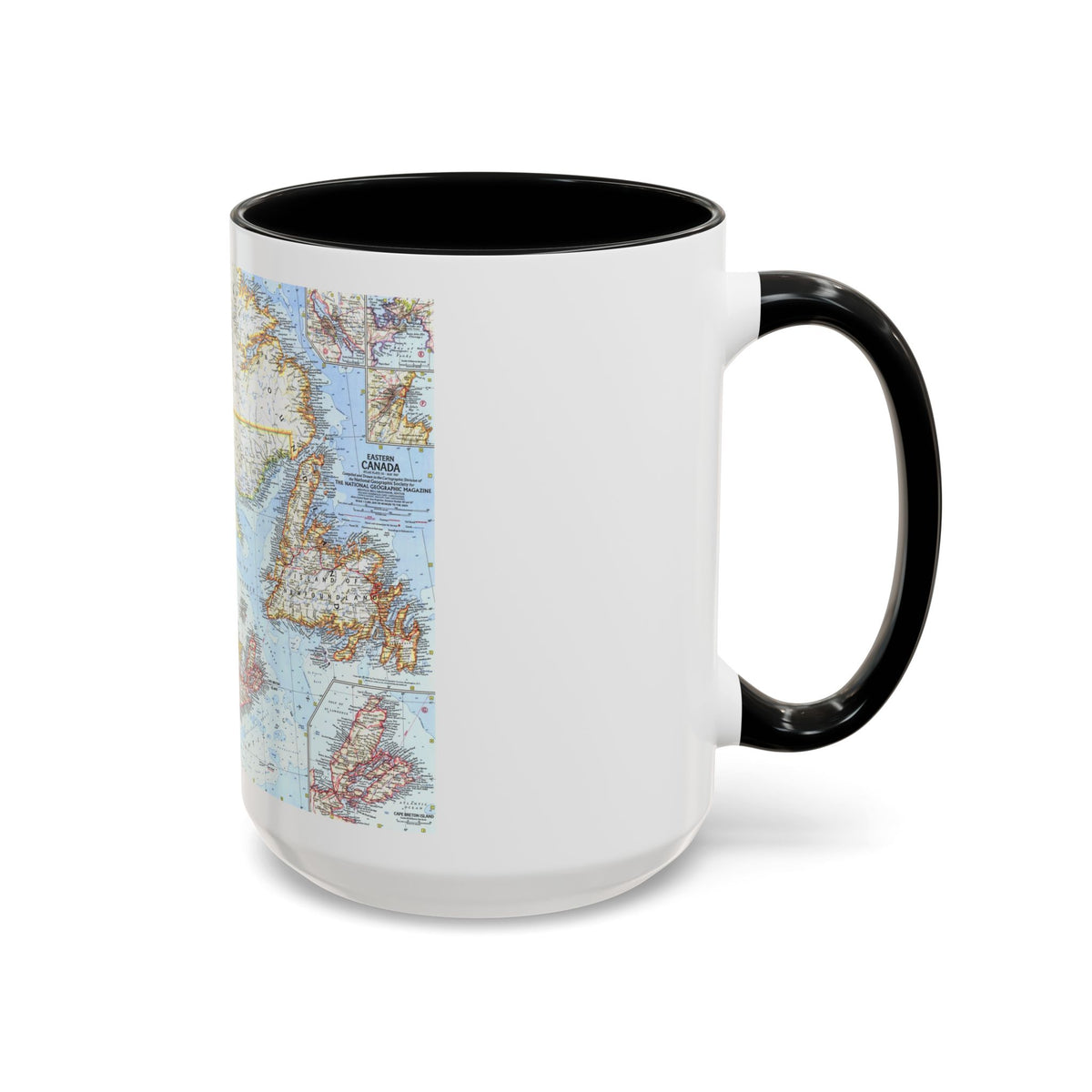Canada - Eastern (1967) (Map) Accent Coffee Mug