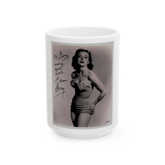 Coleen Gray #76 (Vintage Female Icon) White Coffee Mug-15oz-Go Mug Yourself