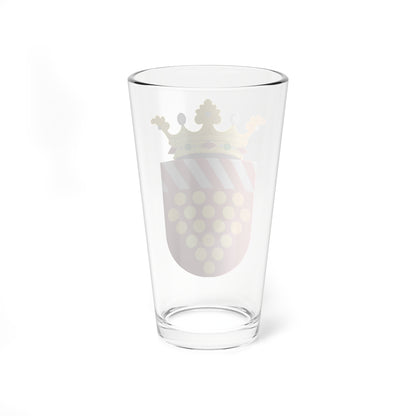 De Wijk wapen (Netherlands) (Coat of Arms) Pint Glass 16oz